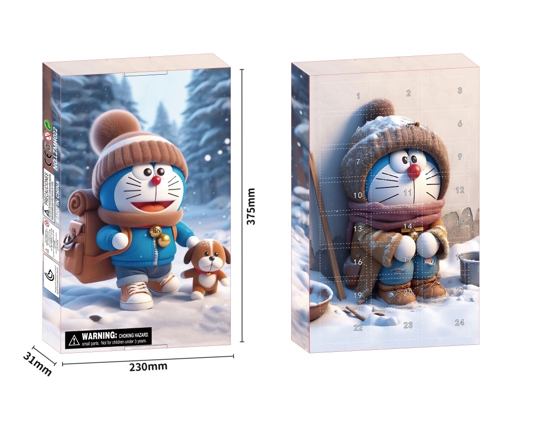 도라에몽 24피스 블라인드박스 드로우 패키지 LZMH022