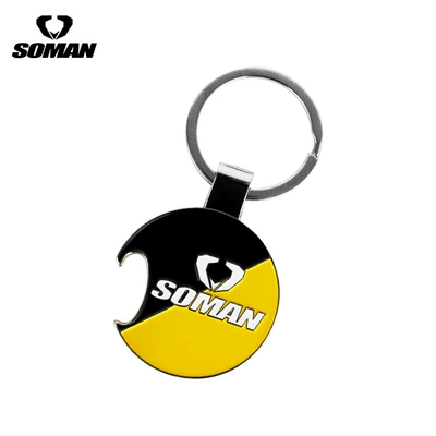 Soman Keychain Bottle Opener Accessories Unisex Jewelry Pendant Motorcycle Keychain Helmet Wine Opener (Motosiklet dəbilqələri) - keychain-open-wine-bottle