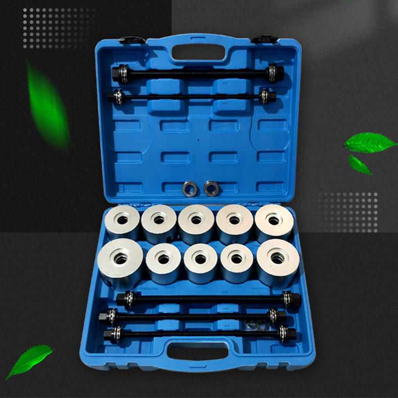 Herramienta de reemplazo de funda de goma general para automóvil al por mayor 27 juegos de bujes de brazo oscilante inferior para eje trasero