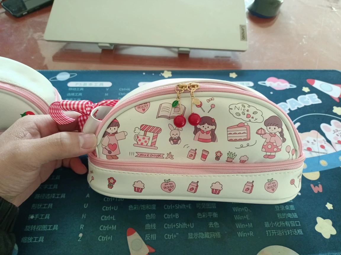 Коробка для канцелярских принадлежностей для девочек 2023 новый ученик начальной школы Сердце для девочек Многофункциональный высокий многослойный пенал для девочек