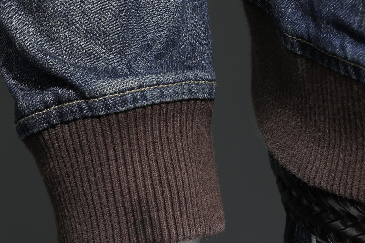 Men's Retro Stand Collar Denim Jacket Trendy Spring Autumn Coat_voghion.com