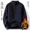 9813 navy blue plus velvet