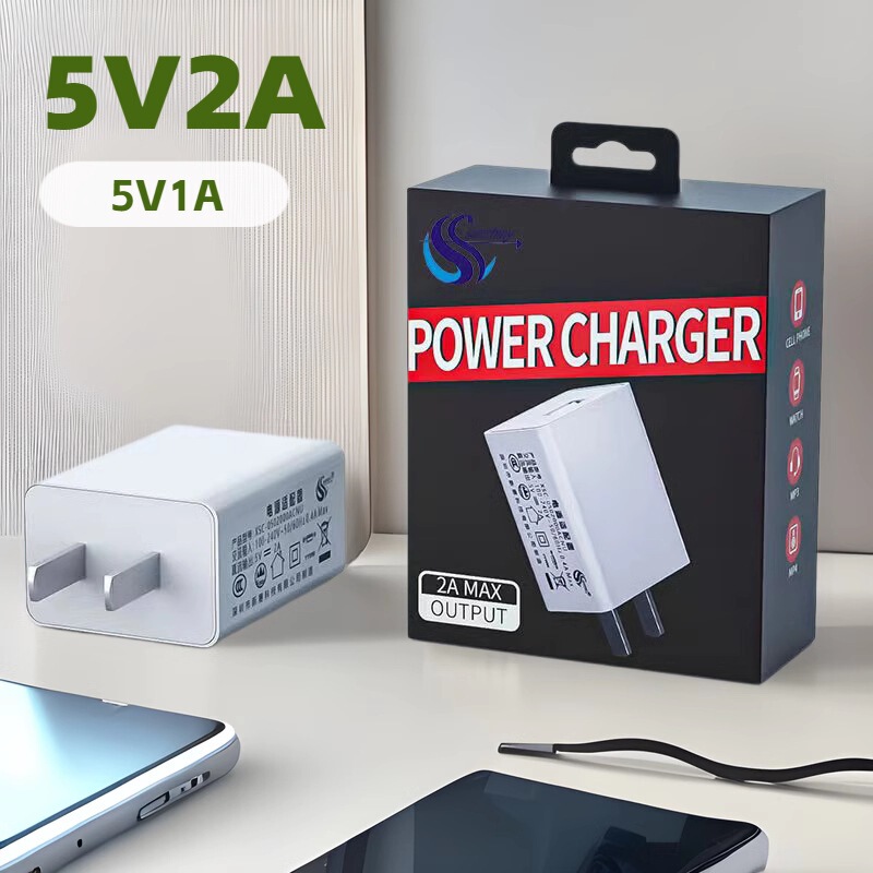 スポットカスタマイズされた 5v1a 充電器中国、米国、イギリス、オーストラリア、日本、韓国の小型家電 USB 電源アダプタ 5v2a 充電ヘッド|undefined