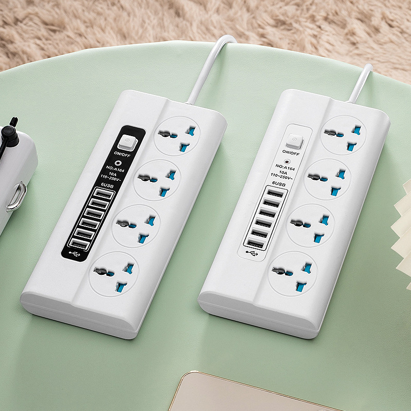 直销菲律宾插座USB排插排越南电商带线开关电源插接线板缅甸泰国