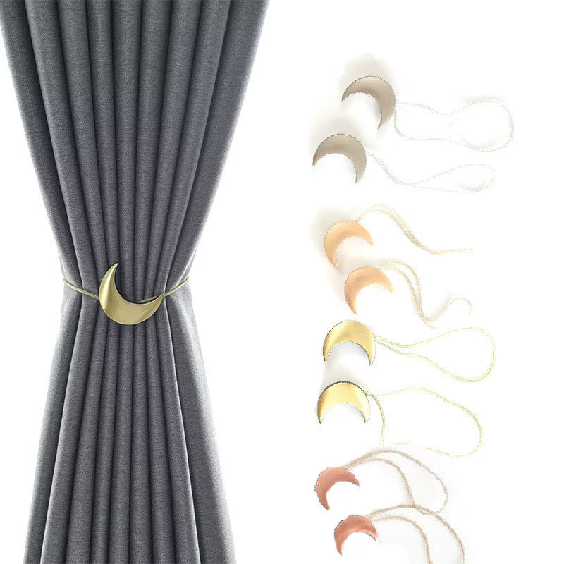 Современный простой креативный ремешок с магнитной пряжкой, без установки, Луна, трансграничный ремешок для штор, пряжка для штор