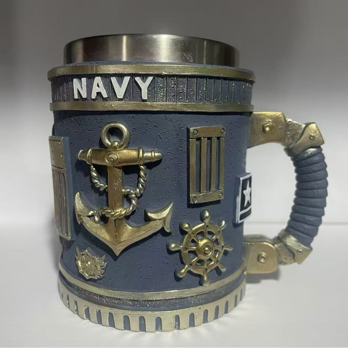 Estilo explosivo transfronterizo Cthulhu-Inspired Pirate Tankard Taza de pulpo Decoración de bar