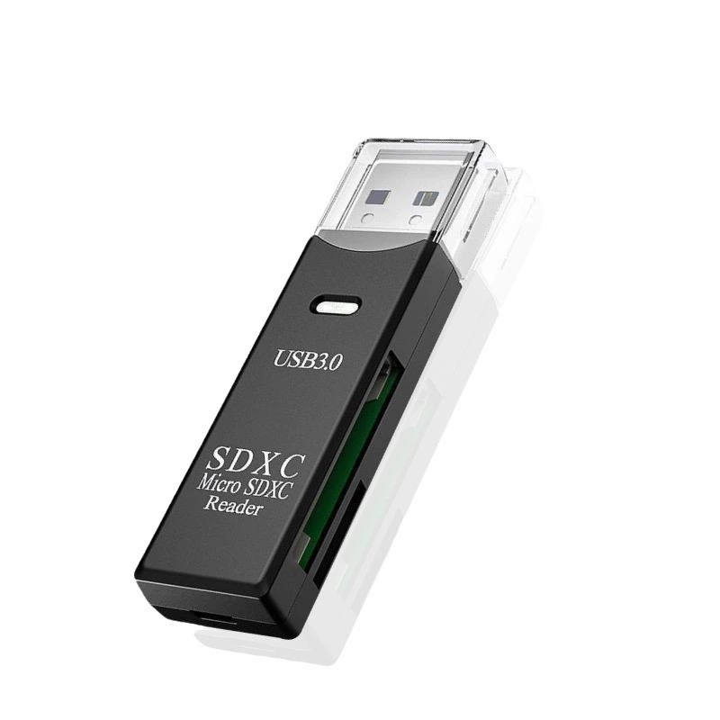 Производитель оптом USB3.0 считыватель карт мобильного телефона TF камеры SD двойной 1 3.0 plug and play считывание кросс-бордер экспорт