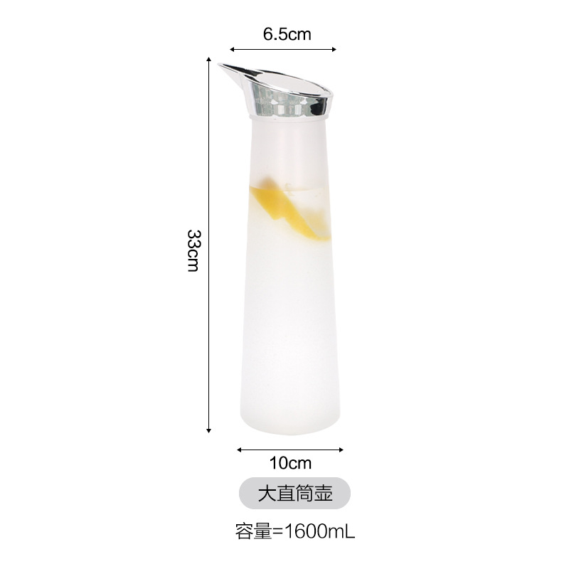 Acrílico hervidor de agua fría restaurante bar casero matado jar de plástico PC jar de jugo jar de bebida resistente a altas temperaturas comerciales