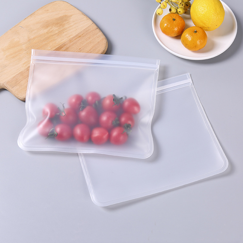 Fruit transparent cooled storage bag sealed, milk storage container, increased thickness