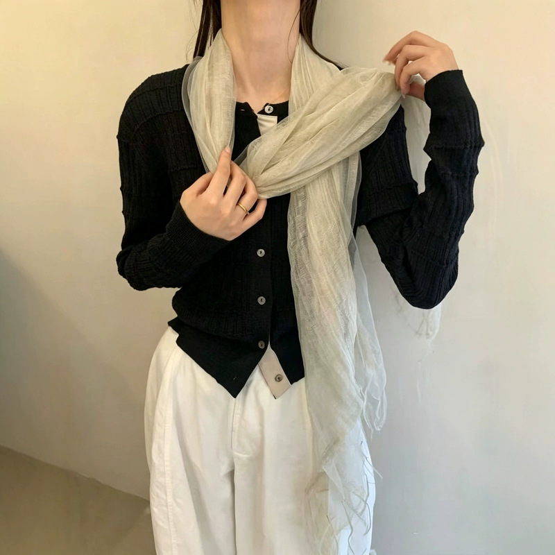 Korean-style textured color-blocked single-breasted knitted cardigan for women, new autumn casual fashion long-sleeve top jacket Korean-style textured color-blocked single-breasted knitted cardigan for women, new autumn casual fashion long-sleeve top jacket