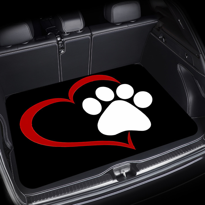 Cross-Border Temu American-Style Car Trunk Mat, Wear-Resistant, Dirt-Resistant, Easy to Care For, Decorative Floor Mat, Skin-Friendly, Dust-Proof, Soundproof Mat