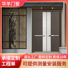 厂家金属家用铸铝防盗门子母双开防爆门别墅农村自建房入户大门