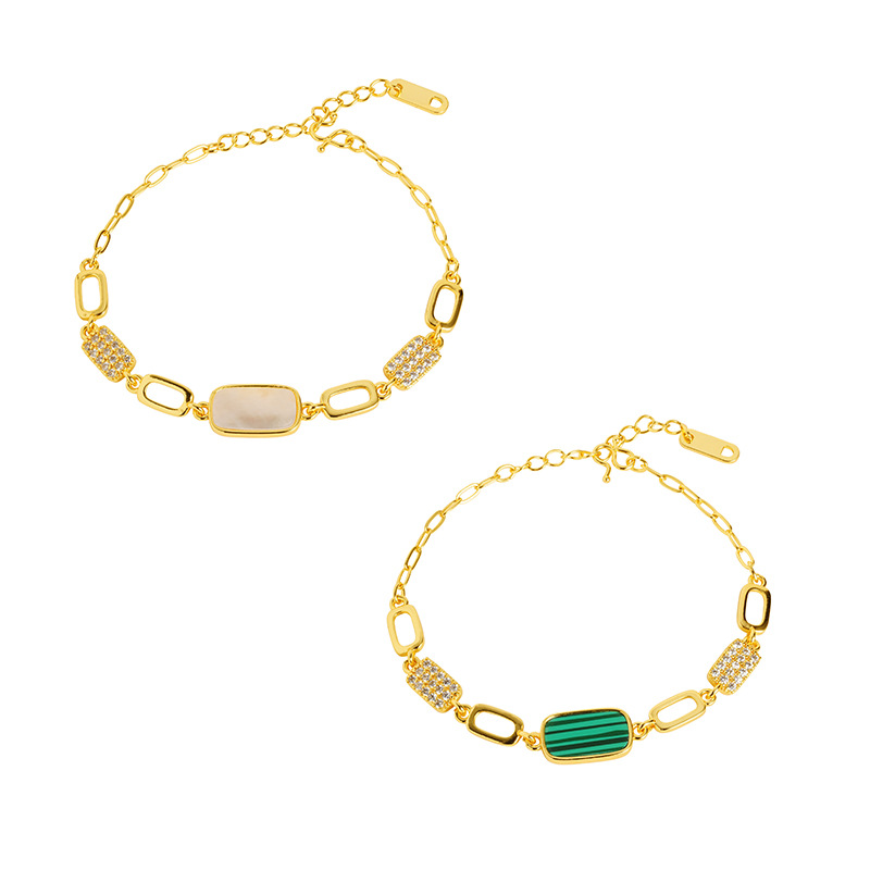 Arena de oro simple pulsera de pavo real niña pequeño libro rojo mismo estilo popular estilo todo partido estilo antiguo suministro de fábrica al por mayor