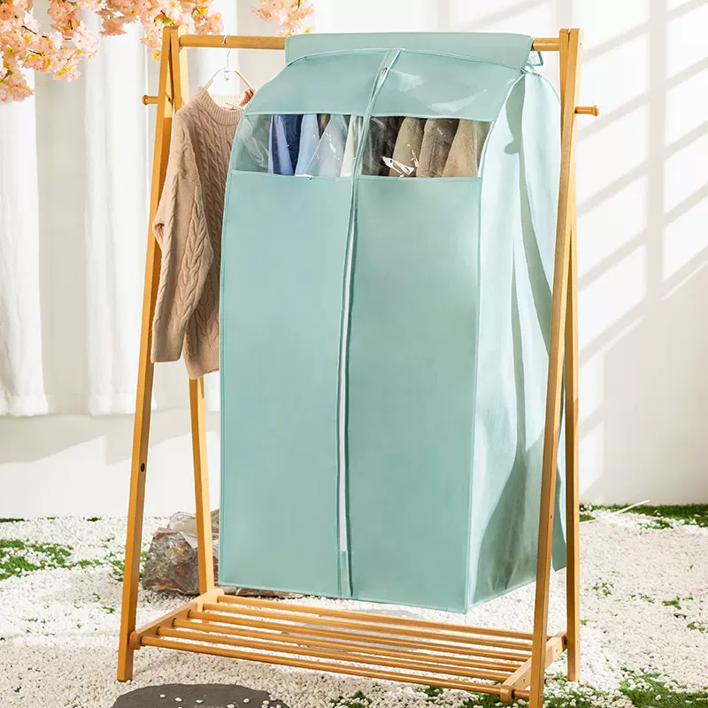 立体衣服罩挂衣袋防尘套家用大衣保护套挂式无纺布衣物防尘罩