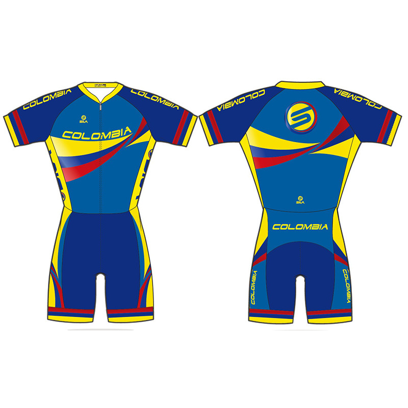 Cross-border Cycling Suit Roller Skating Suit No Cushion Swimming Three-piece Iron Suit Short-sleeved Ski Speed Skating Suit Children's Adult Suit