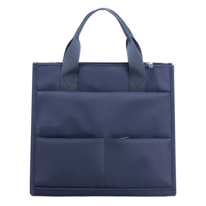 2024 New Bag Men's Multi-Purpose Office Handbag Fashion Simple Large Capacity Computer Bag Lightweight Nylon Bag