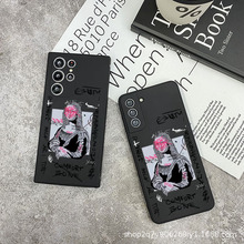 蒙娜丽莎适用三星S24/S23ULTRA手机壳外贸GalaxyS23/NOTE20保护套