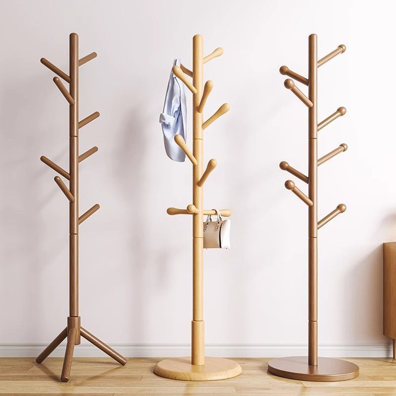 Floor-Standing Bedroom Coat Rack, Household Small Clothes Rack, Living Room Bag Rack