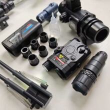 【软弹枪导轨玩具配件】喷雾猪塑料手电筒合金红外线多功能战术盒