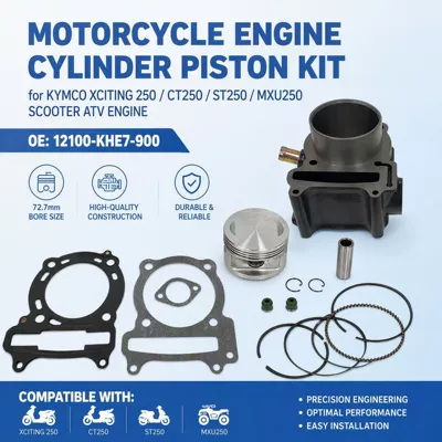 Racing 250 motorcycle engine Cylinder and parts