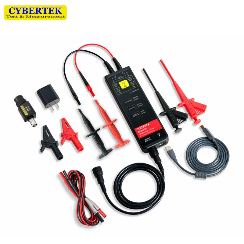 Высоковольтный дифференциальный зонд CYBERTEK DP6150D 1500 В/500 МГц, тест на плавающую заземляющую цепь, проходной разъем BNC