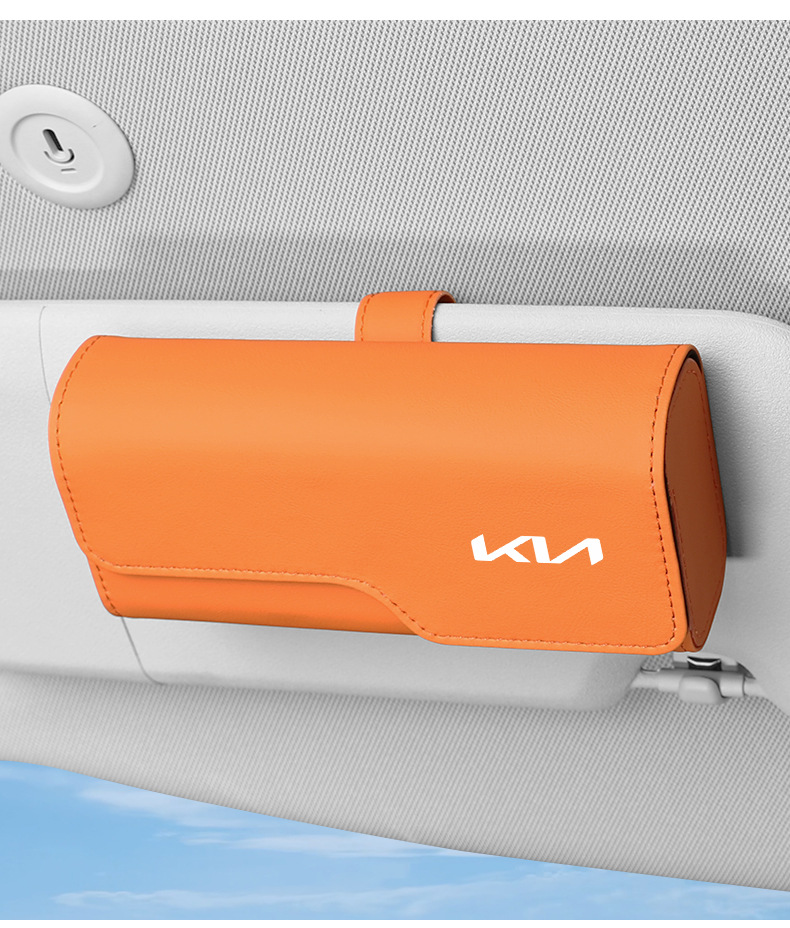 Suitable for Kia K3 Aopao Kx5 Sethus K5 Smart Runner Jiahua Kaisen Kx7 Car Glasses Clip Sun Visor Storage