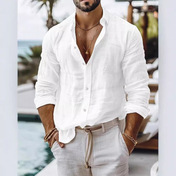 solid color shirt