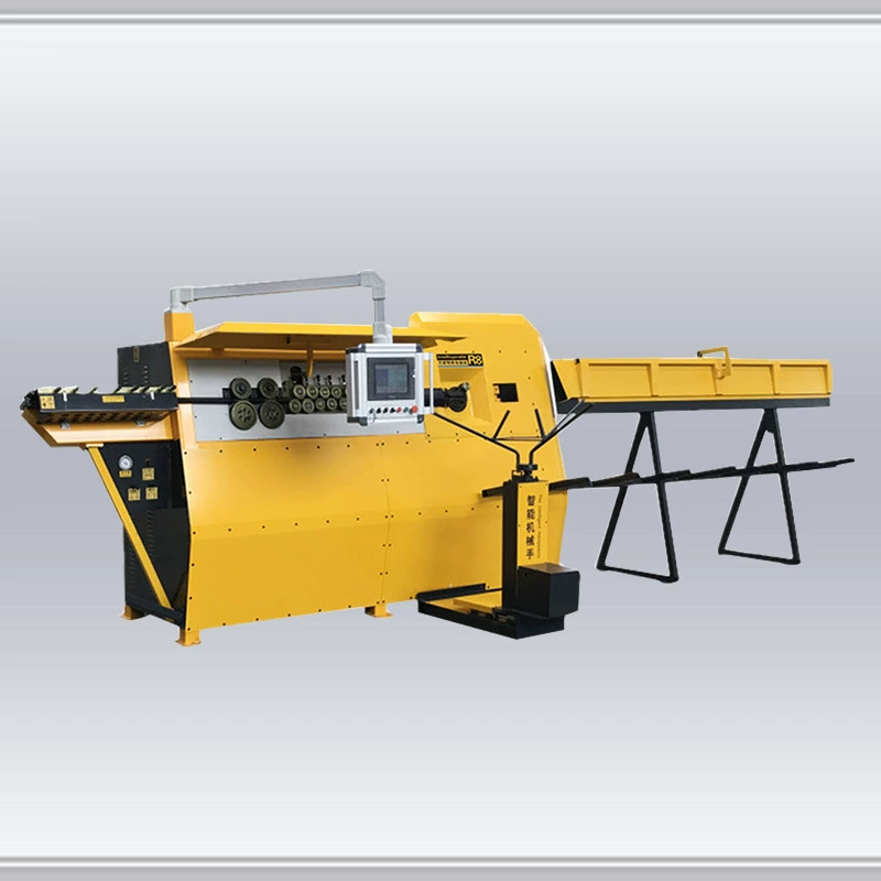 Интеллектуальный станок для гибки стальных стержней с ЧПУ типа Tiansheng R8, полностью автоматический станок для гибки и резки, машина для формования строительных обручей