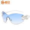 Retro glasses hip-hop style, trend advanced sunglasses, punk style, European style, high-quality style