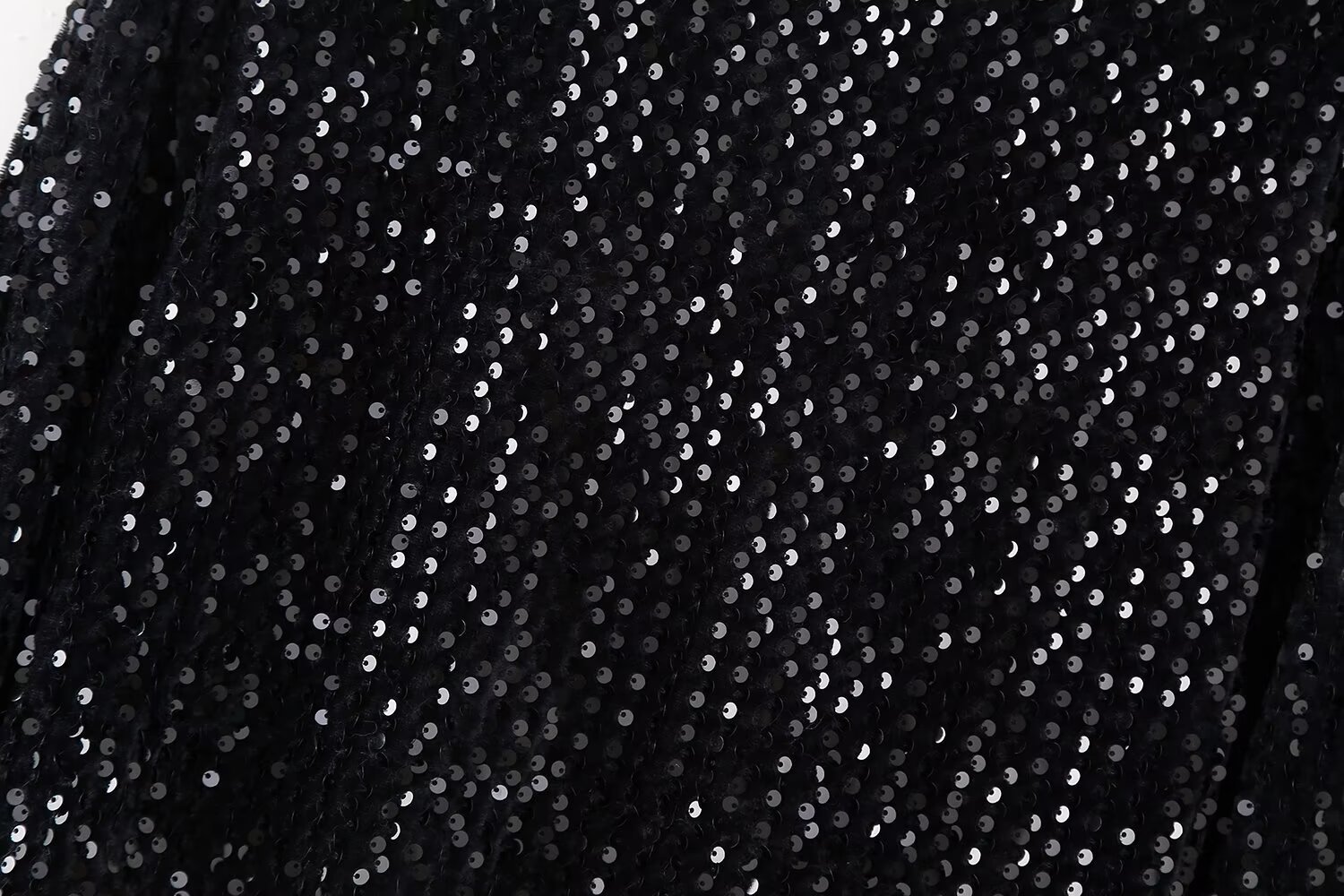 Abbigliamento donna Y2K primavera nuova camicia aderente corta a maniche lunghe con papillon e paillettes_voghion.com
