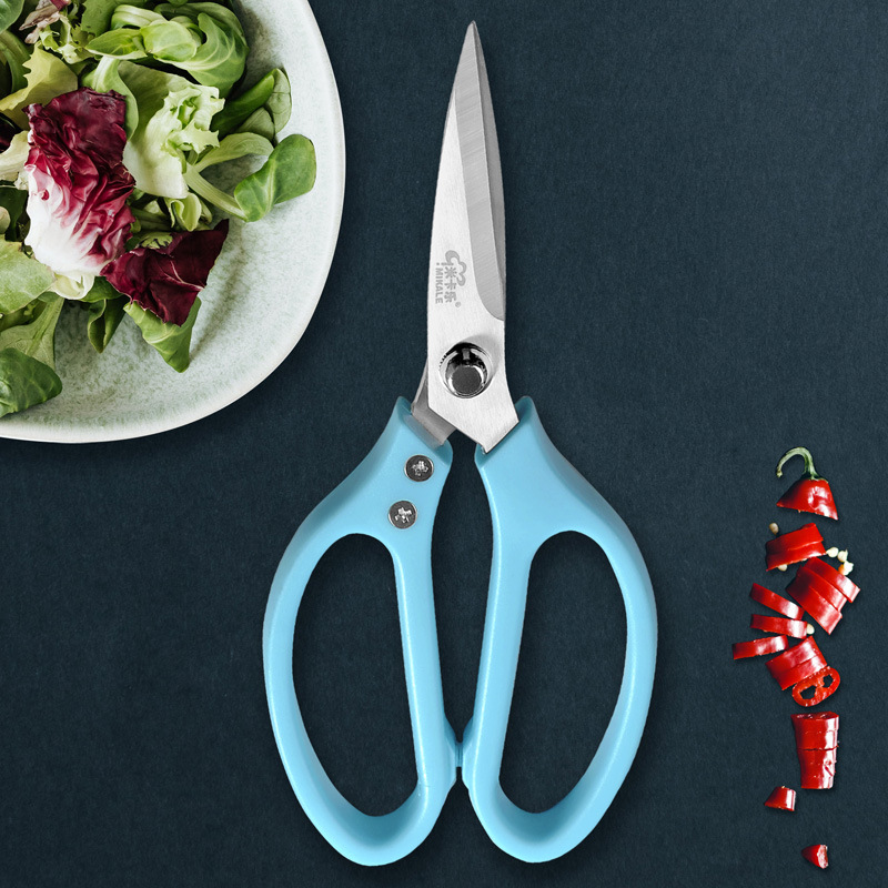 sharp kitchen scissors Large thickening Clip Stainless steel household scissors Chicken scissors Dedicated paper-cut Industry