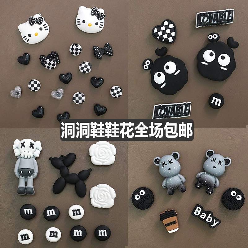 Обувь с отверстием в цветке декоративные аксессуары Съемная мультяшная обувь для мальчиков и девочек пряжка diy аксессуары детские тапочки обувь цветок l