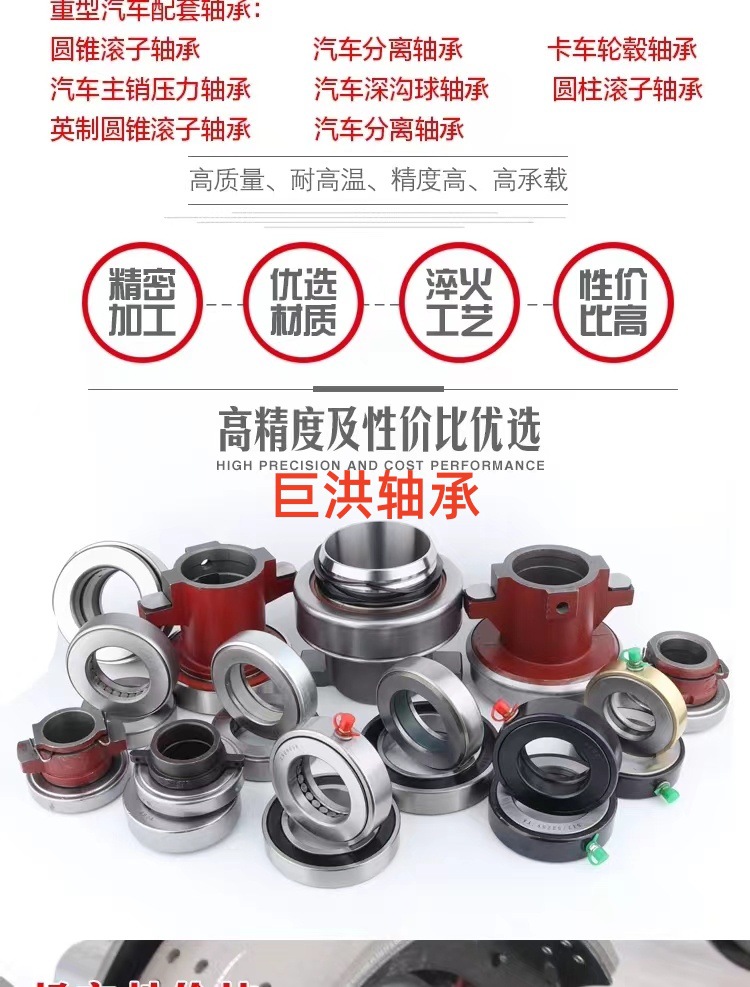 Heavy truck hub maintenance-free bearing unit rear BTH-0087 BTH-0068 front wheel 0074 original accessories