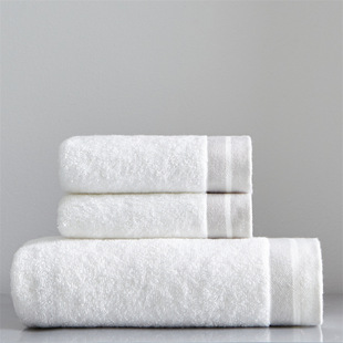 Pure Cotton Five-Star Hotel Thickened Bath Towel Face Towel Pure Cotton Household Towel Set Absorbent Cross-Border Hotel B&B