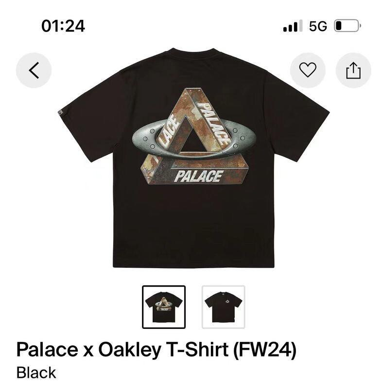 欧米の潮牌palace三角形双紗プリント高品質男女カジュアル半袖tシャツ|undefined