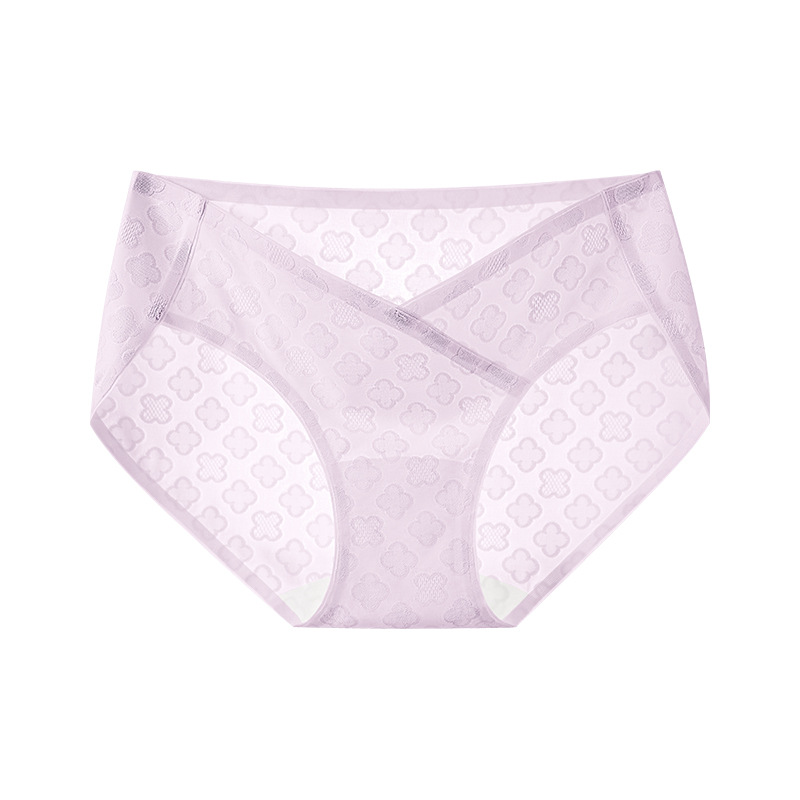 Ropa interior de maternidad estilo fino de verano embarazo temprano, medio y tardío entrepierna de algodón puro especial entrepierna antibacteriana seda de hielo ropa interior de maternidad sin costuras