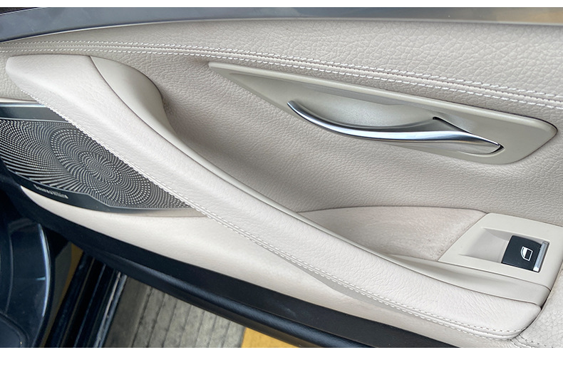 Suitable for 10-17 Bmw 5 Series Handle Four-Piece Set 5 Series Door Handle Inner Handle Right-Hand Drive Door Armrest