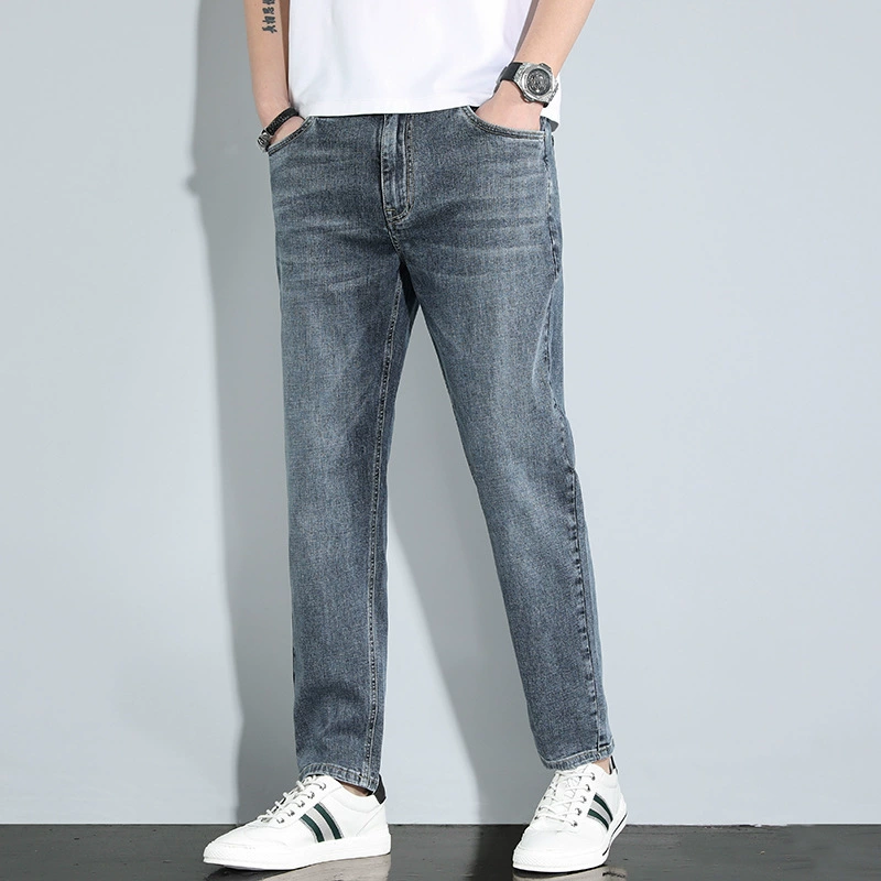 Модные джинсы тренд, Slim Fit, для подростков, корейский стиль