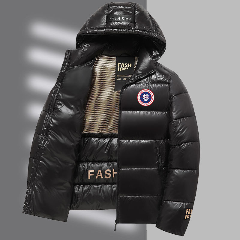 Unisex Oversized Detachable Hood Puffer Jacket Retro Quilted Winter Coat Thickened Polyester Fill Streetwear Essential_voghion.com