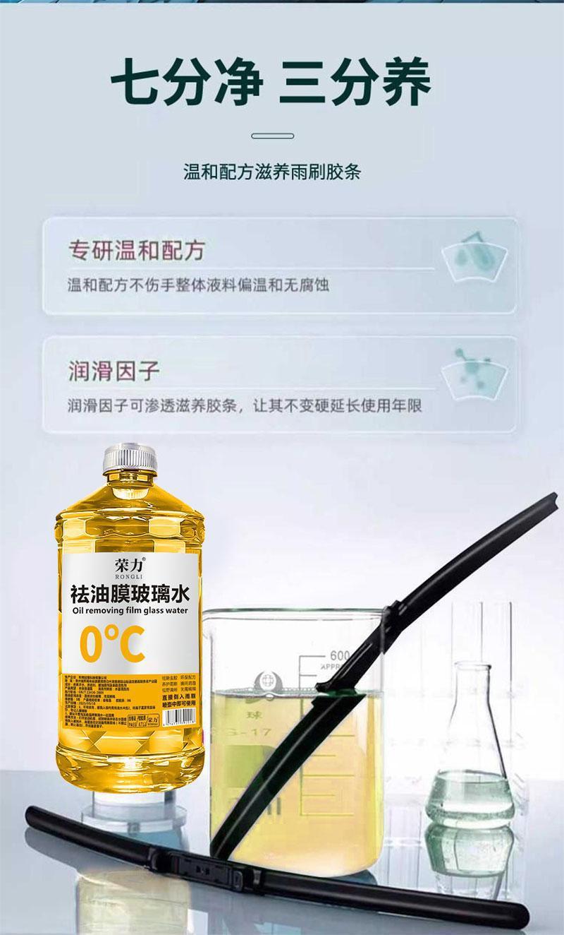 Genuine Large Bottle of Glass Cleaner, Whole Box, Suitable for All Seasons, Winter Oil Film Remover, Car Antifreeze, Decontamination, Withstands Temperatures Below -40 Degrees