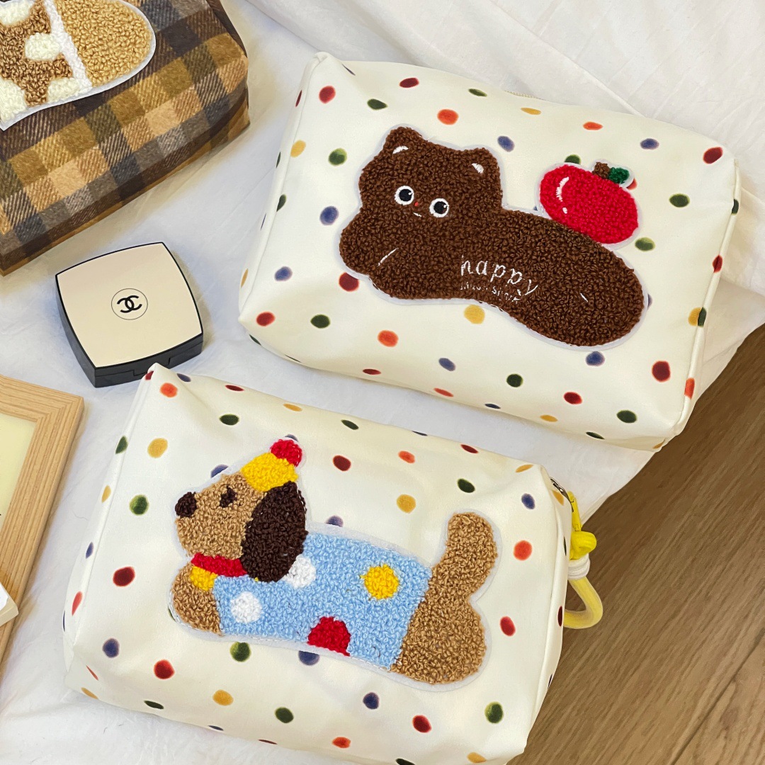 Bolsa de cosméticos portátil para mujer pequeña y ligera bolsa de almacenamiento de cosméticos portátil linda bolsa de baño de viaje bolsa de almacenamiento pequeña