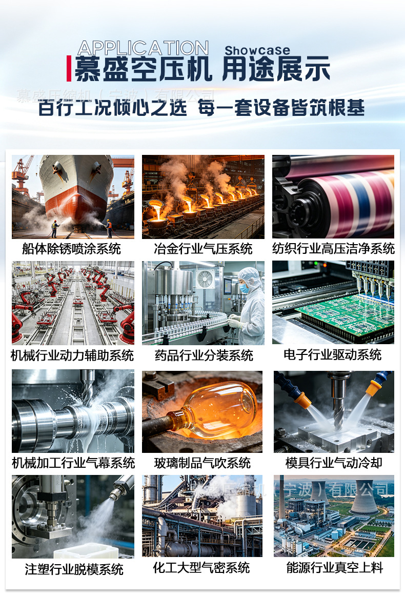 Dry-type oil-free screw air compressor, large high-pressure 20 kg 40 bar air compressor unit for high-altitude pressurization