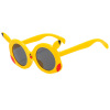 Cartoon sunglasses, sun protection cream, children's plastic glasses, UF-protection