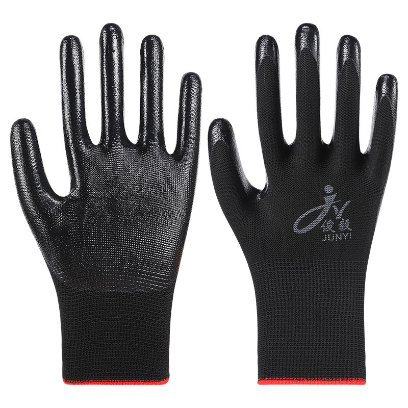 Guantes de trabajo de látex, antideslizantes, para construcción, al por mayor