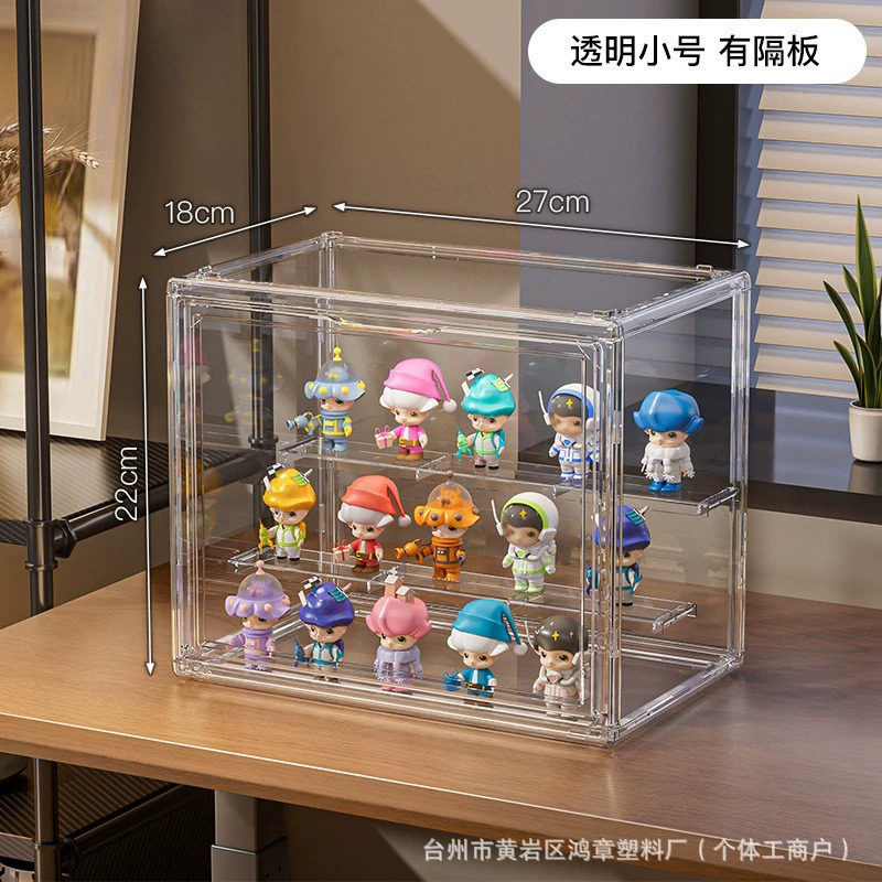 Wall-mounted Storage Box Shelf Rack Acrylic Clear from Yomiego