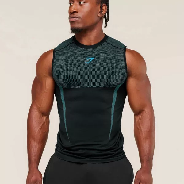 Gym New American-Style Printed Muscle Fitness Vest, Breathable Casual Running Sleeveless Basketball Top