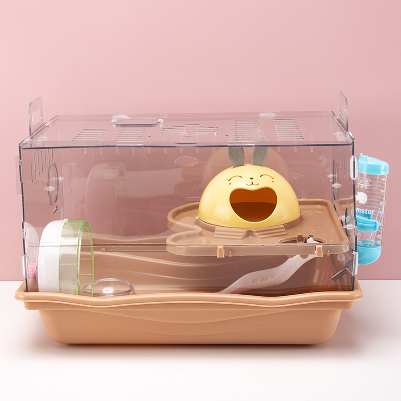 Jaula de Observación para Hámster de Plástico Transparente