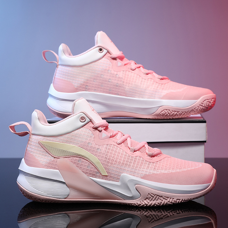 Guochao nuevo desgaste antideslizante profesional zapatos de baloncesto de combate real hombre amortiguador rebote estudiantes zapatos deportivos transpirables image 6