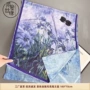 莫奈质感双面印花长巾