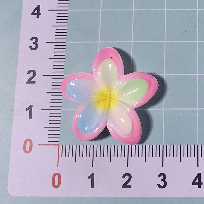 Accesorios de resina de flor brillante resina diy flor de cerezo pegamento crema parche de caso de teléfono móvil toque de cabeza material de parche de clip de pelo